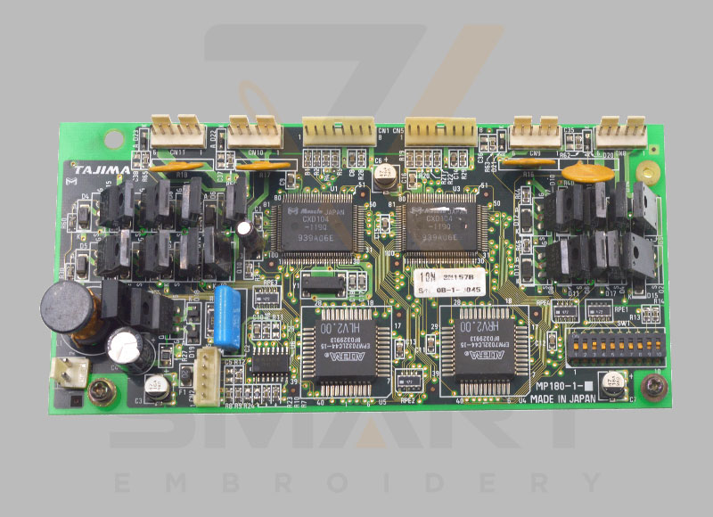 Použité MP 180-1 Elektronická karta HLV 2.00 pre vyšívací stroj s jednou hlavou Tajima 0J2700101060 CL6101A60000
