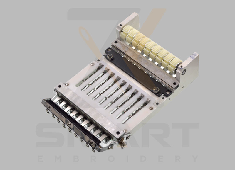 Nízka rýchlosť 9 ihlových ihlových stĺpcov Zostava výšivkového stroja Náhradné diely