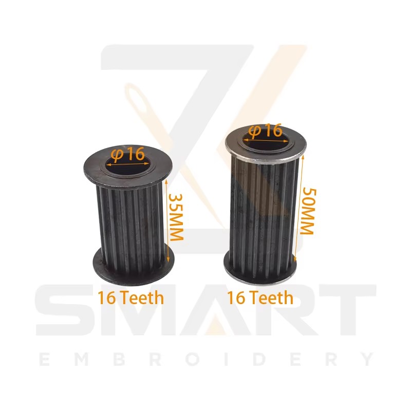 Tajima SWF Embroidery Machine diely Pulley železný materiál S5M 16 zuby 35/50 MM 501490030S12 UN110030B000 501470050S11