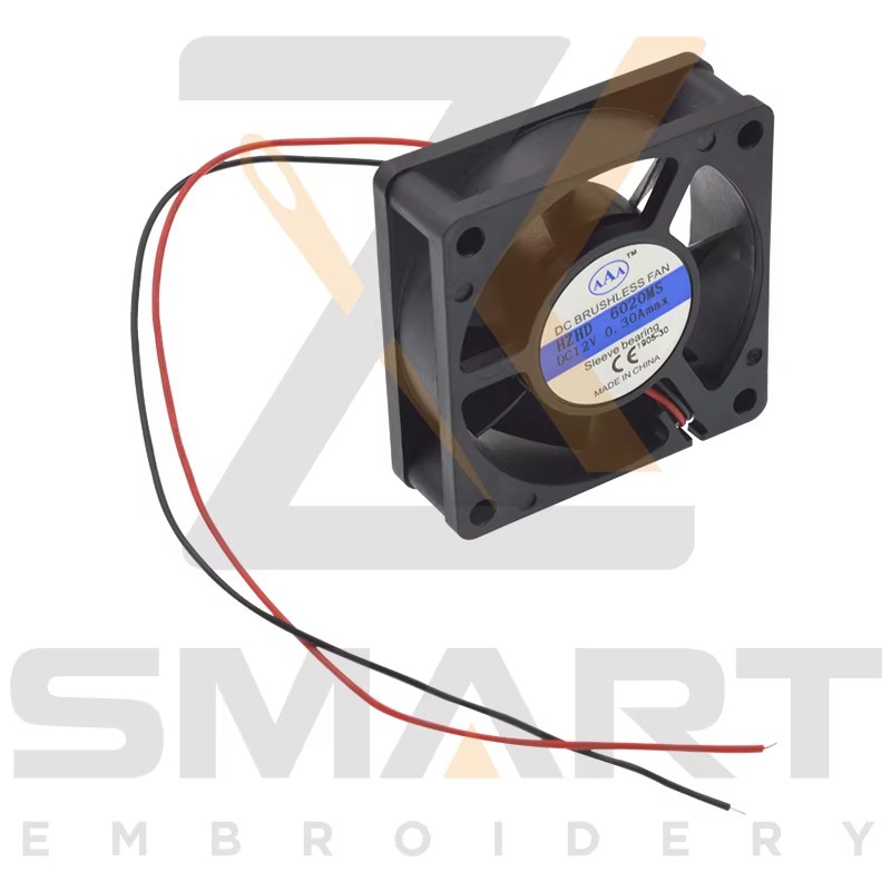 Chladiaci ventilátor 60*60*20 12 Volt Tajima SWF Čínsky obväz strojové diely EDH06-60*60*20-12V