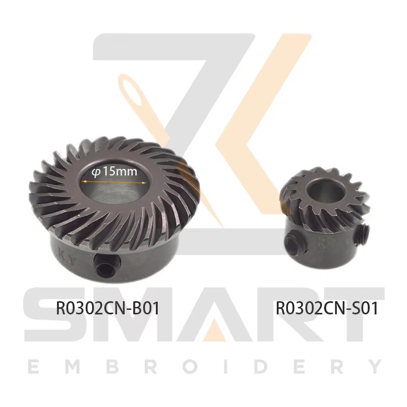 Dobrá kvalita Rotary Hook Bevel Gear 15mm diera čínske zábradlie strojové diely