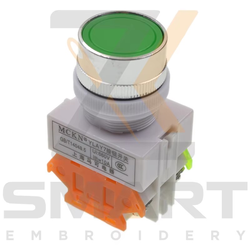 Tlačidlo prepínač zelená červená YLAY7 Embroidery Machine diely EDH06-YLAY7